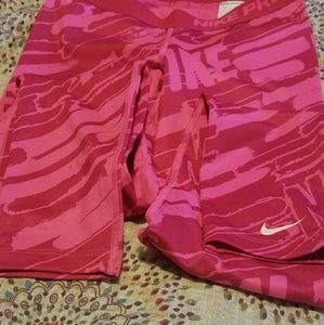 Nike..Girls pink leggings